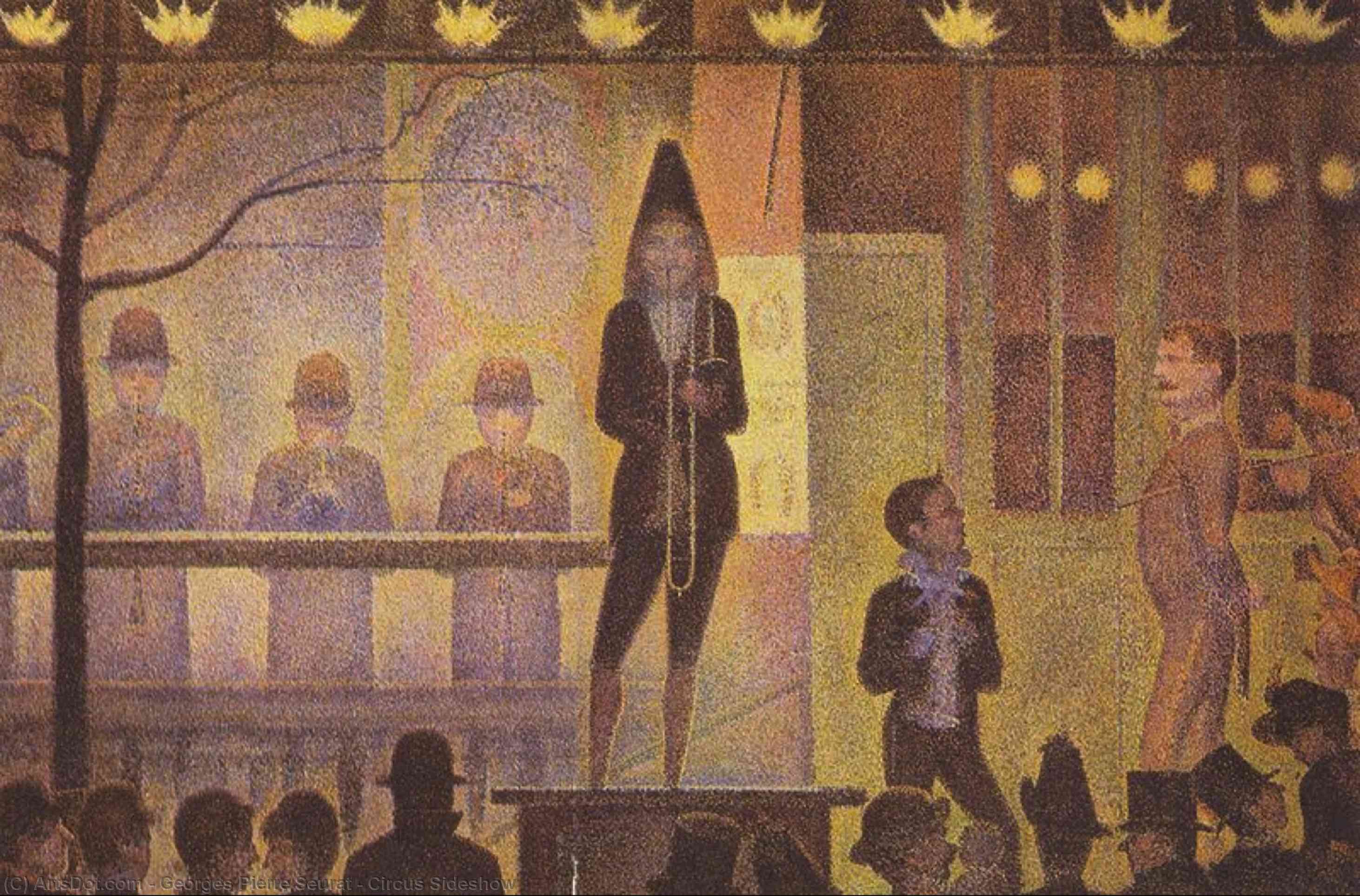 Experience Georges Seurat’s ‘circus Sideshow’! A Vibrant Pointillist Masterpiece Showcasing Dynamic Performance & Rich Color. Invest In This Iconic 1888 Artwork – A Unique Blend Of History & Beauty. — Georges Pierre Seurat