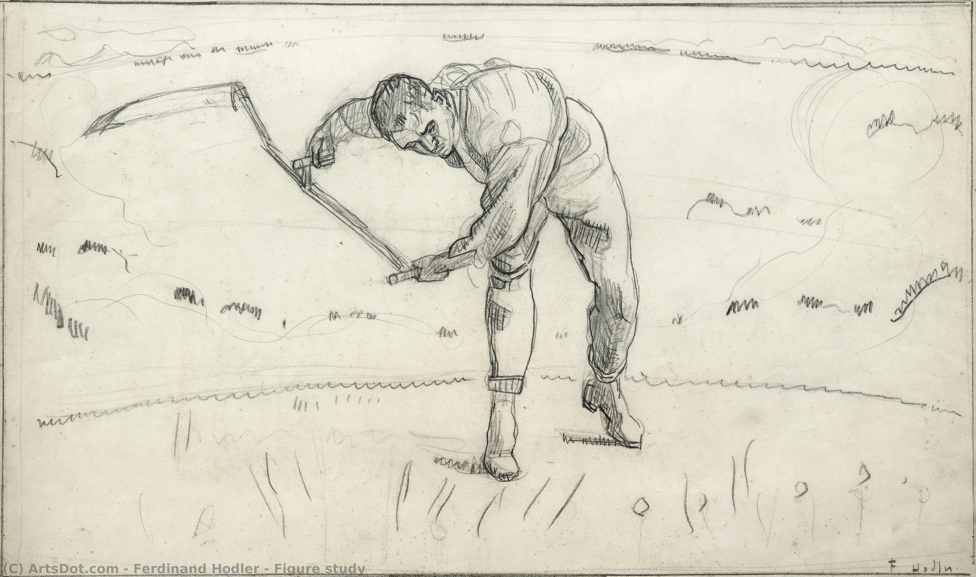 Ferdinand Hodler - Figure Studie
