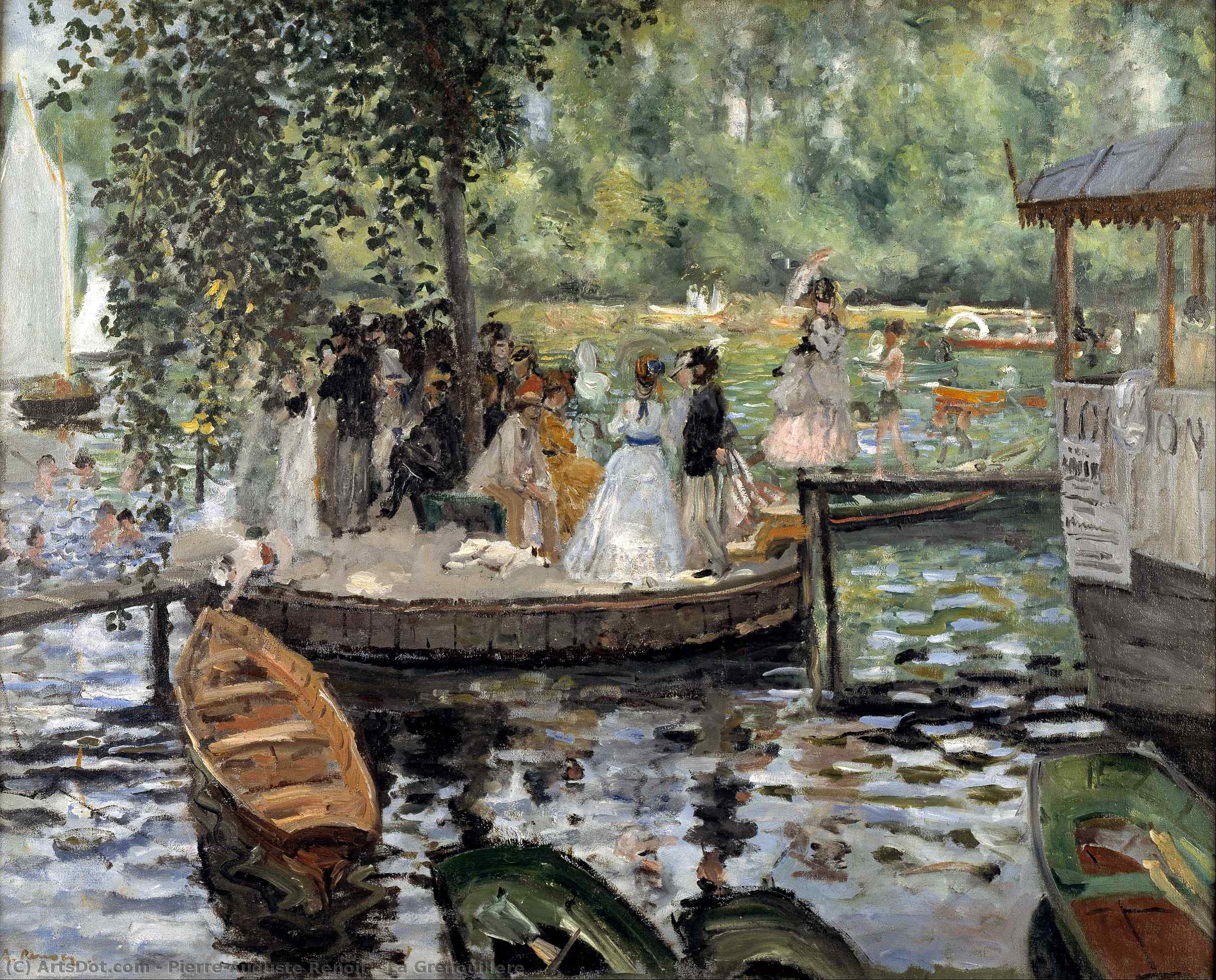 La Grenouillère — Pierre-auguste Renoir