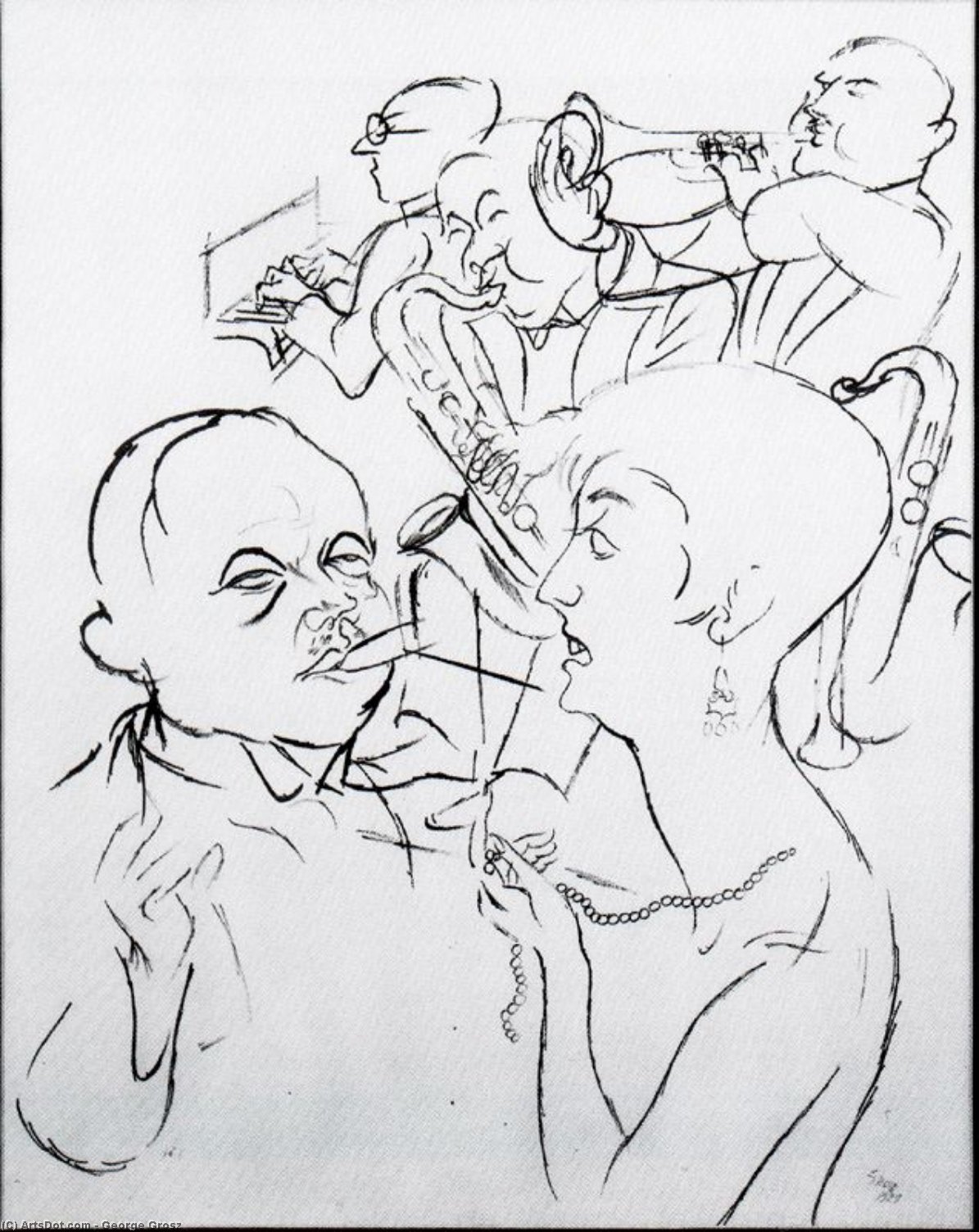 George Grosz - The Latest Hit