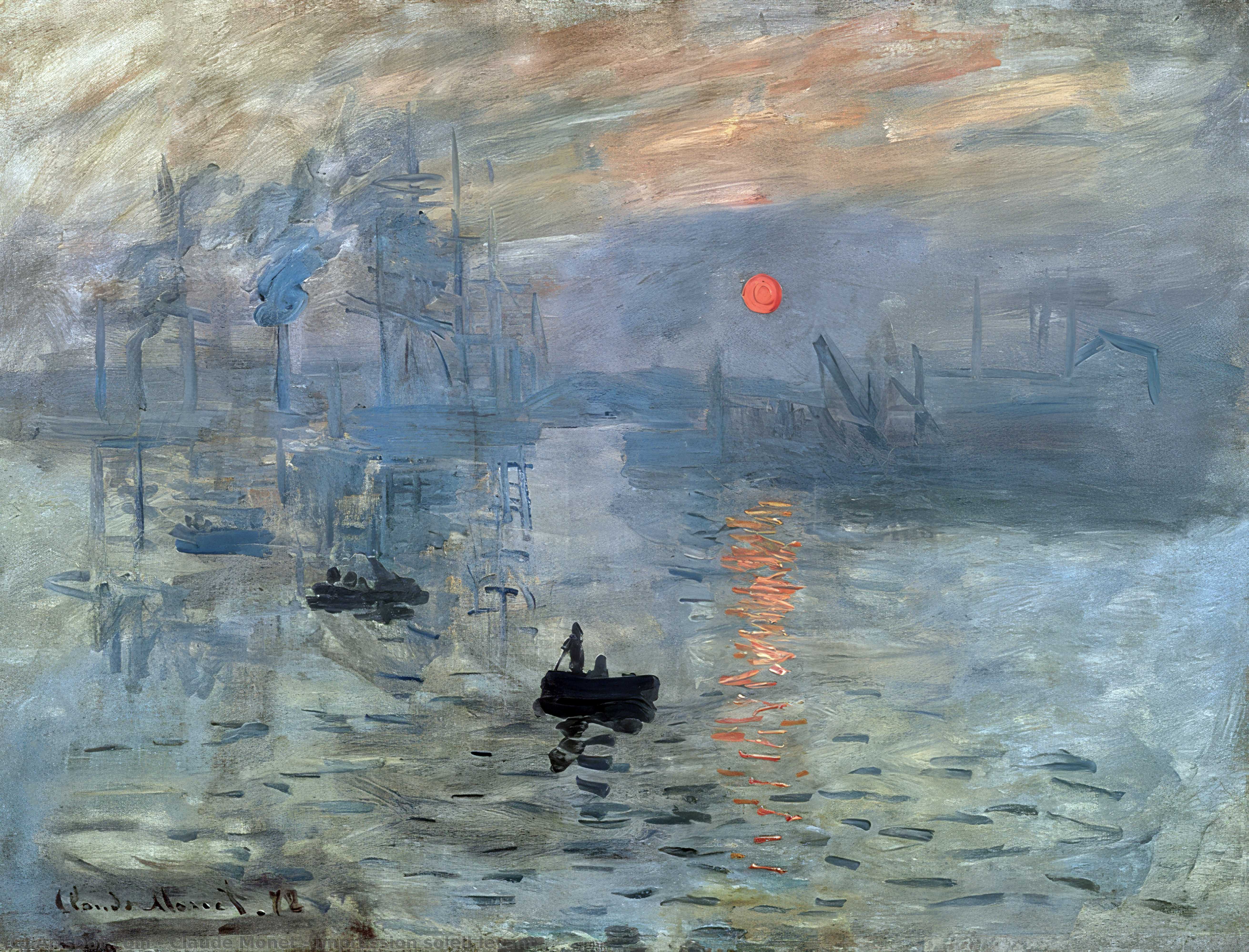 Impressione, Splendore Dell'alba — Claude Monet