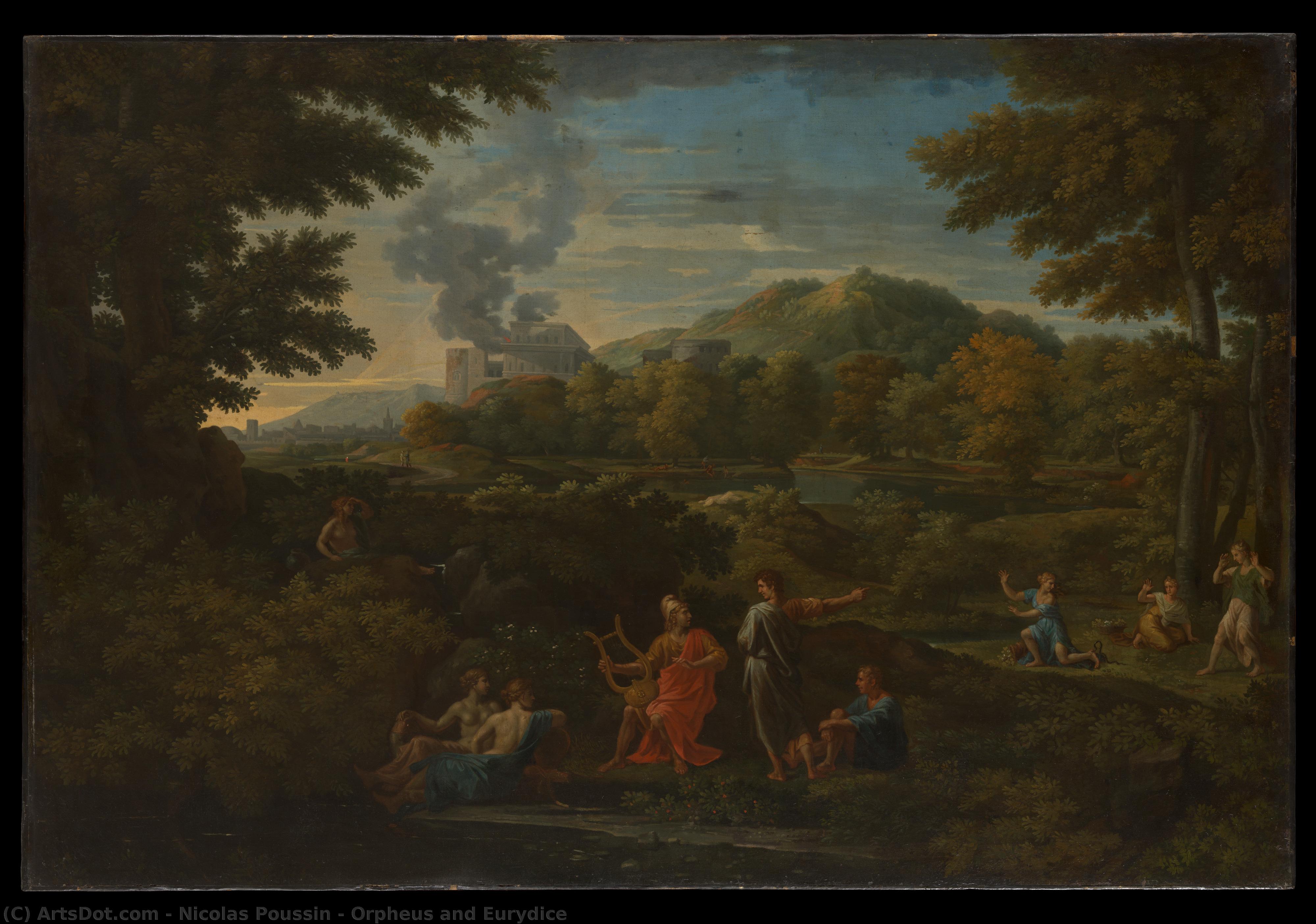 Orphée Et Eurydice — Nicolas Poussin