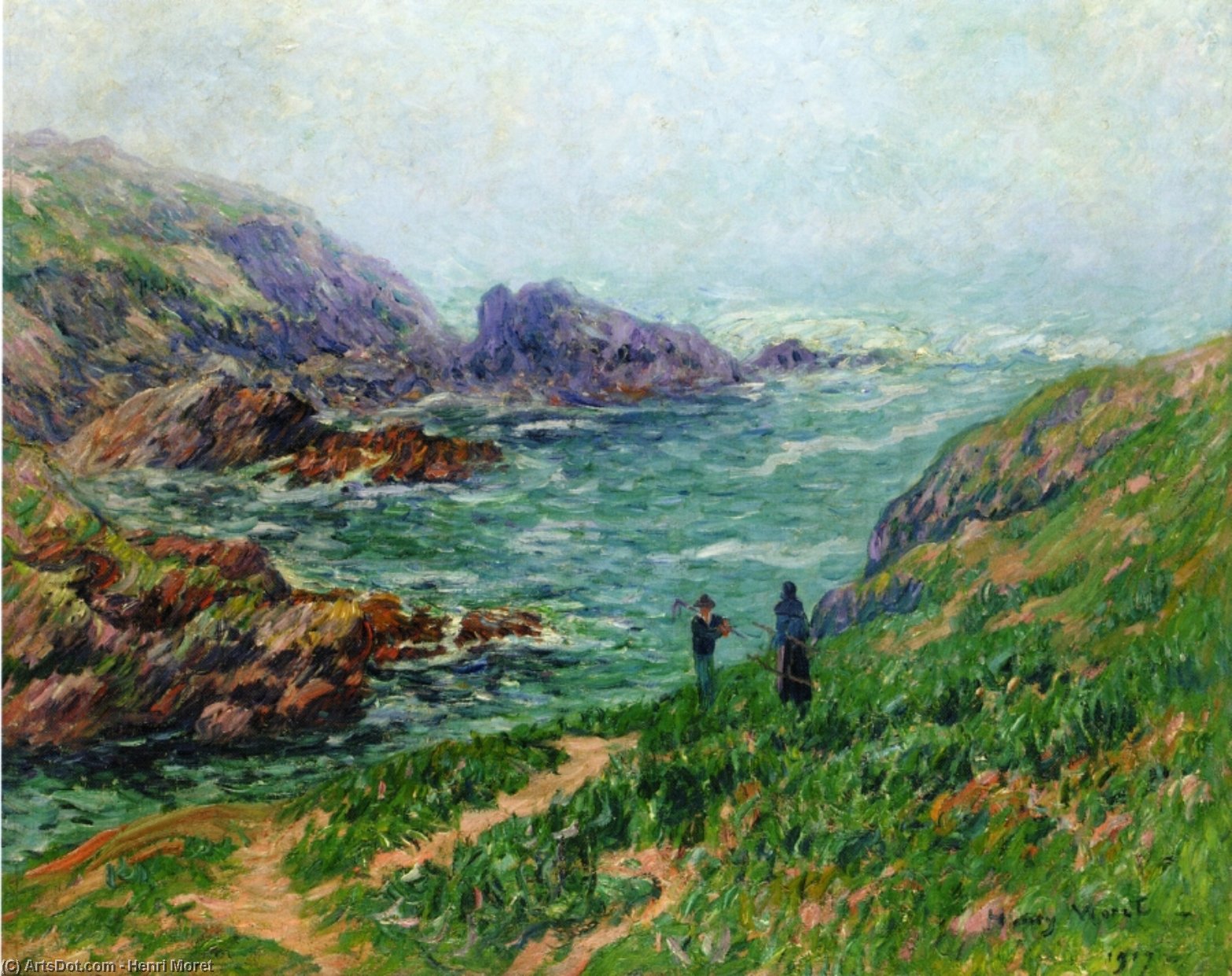 Foggy Weather, Brittany — Henri Moret