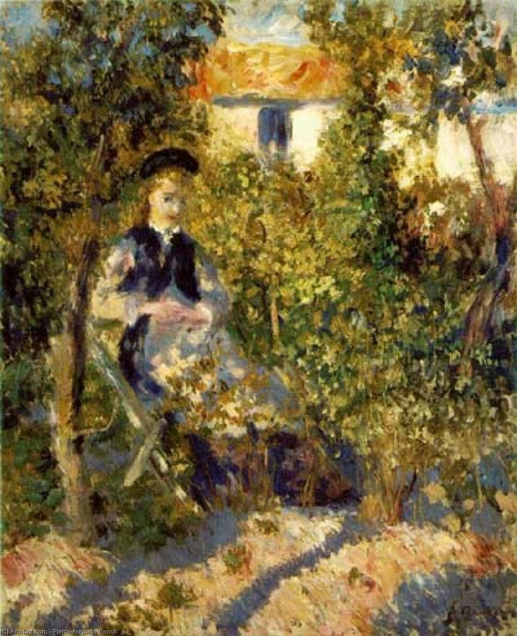Nini No Jardim, Philadelphia Museum Of A — Pierre-auguste Renoir