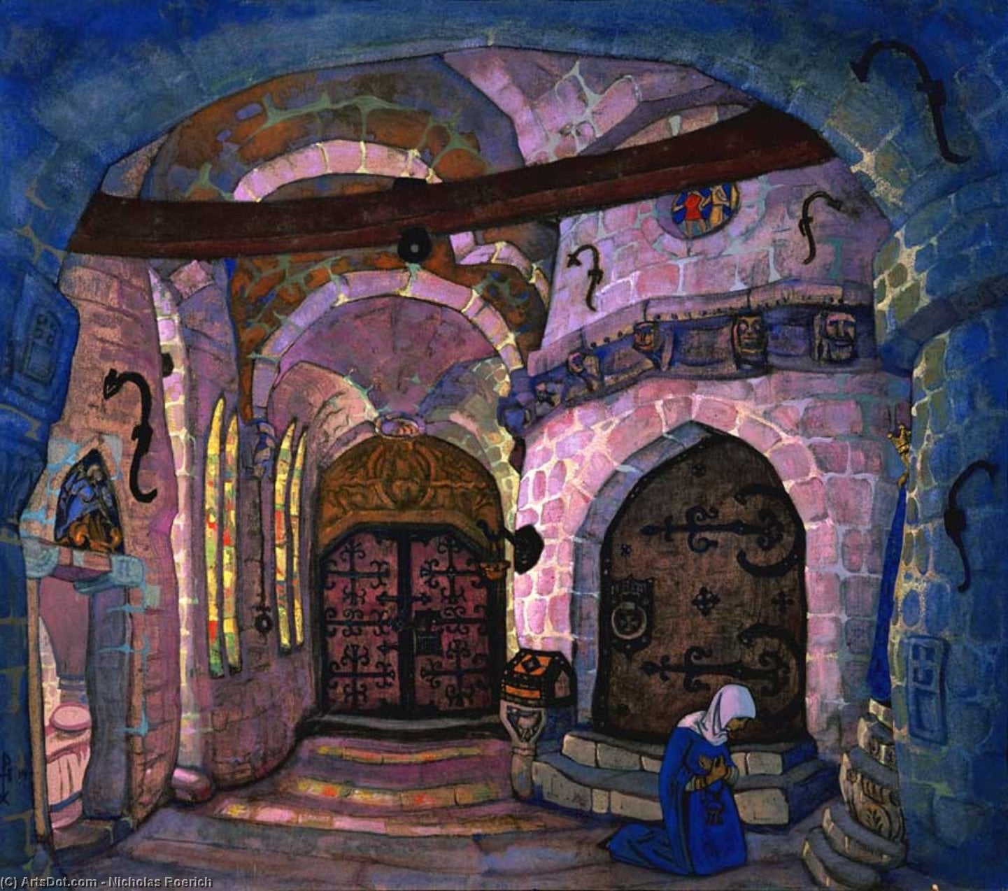 Nel Monastero — Nikolaj Roerich