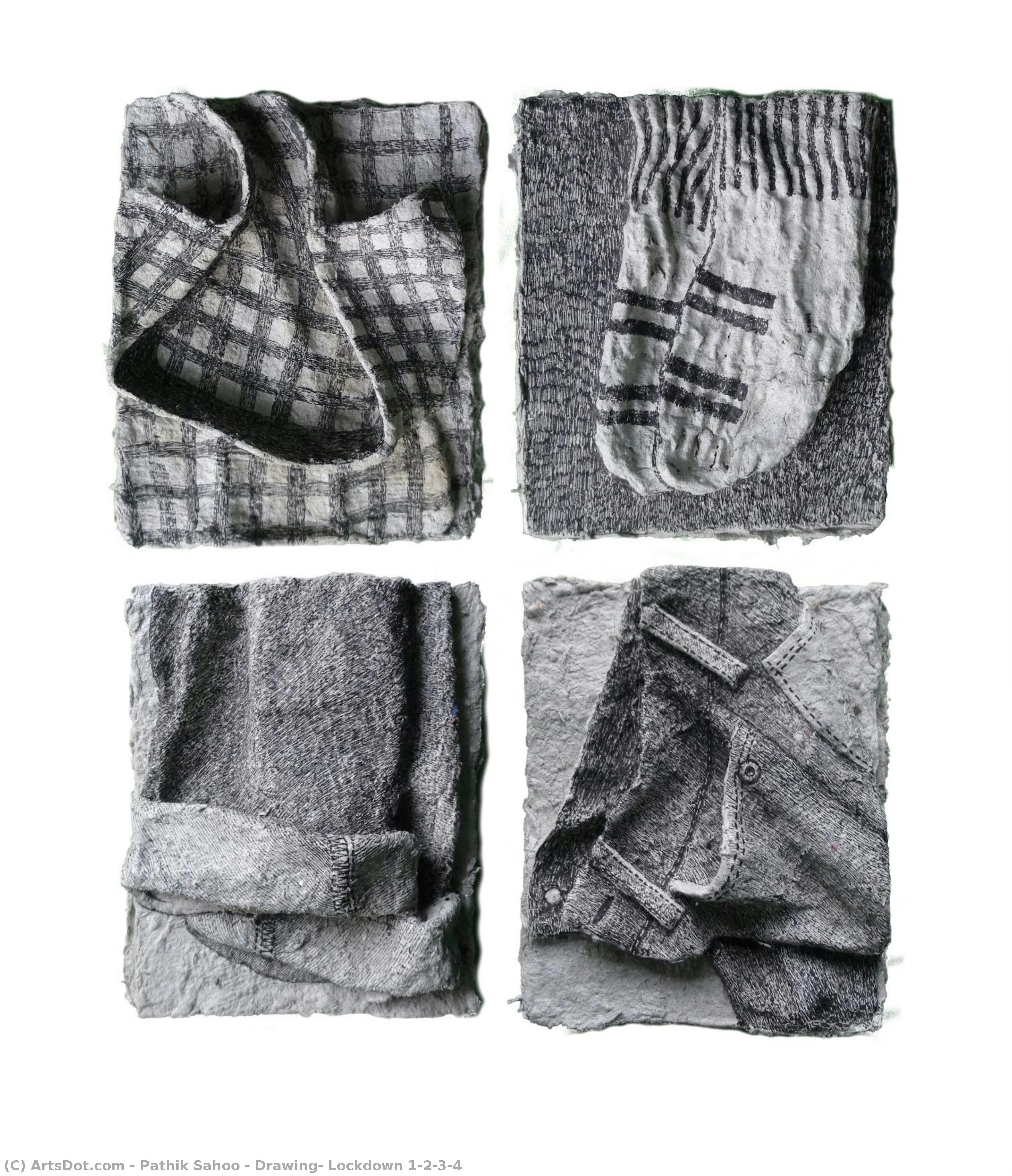 Drawing, Lockdown 1,2,3,4 — Pathik Sahoo