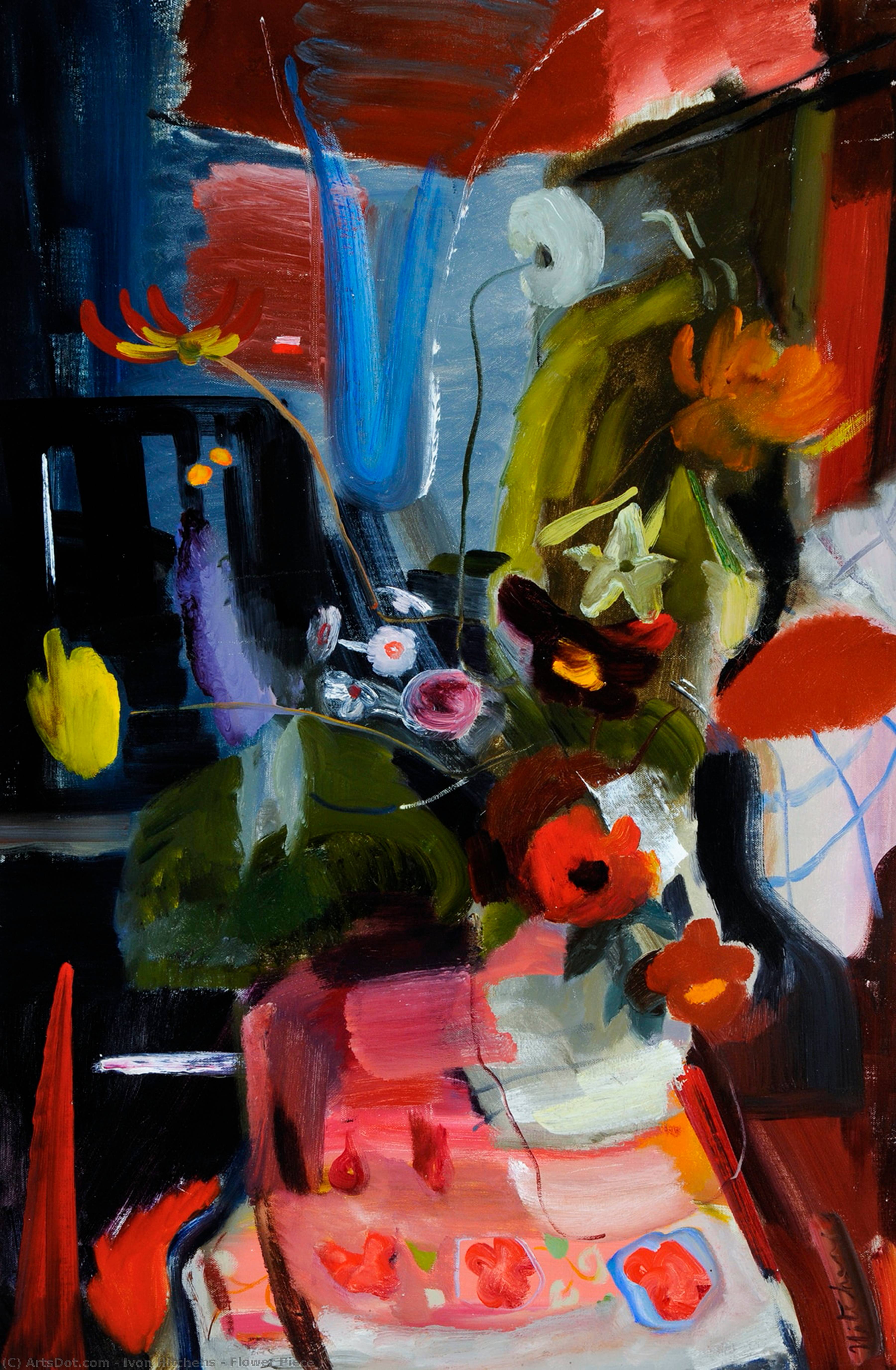 Ivon Hitchens - Flower Piece