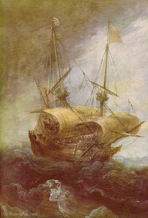 Stormy Seas — Andries Van Eertvelt