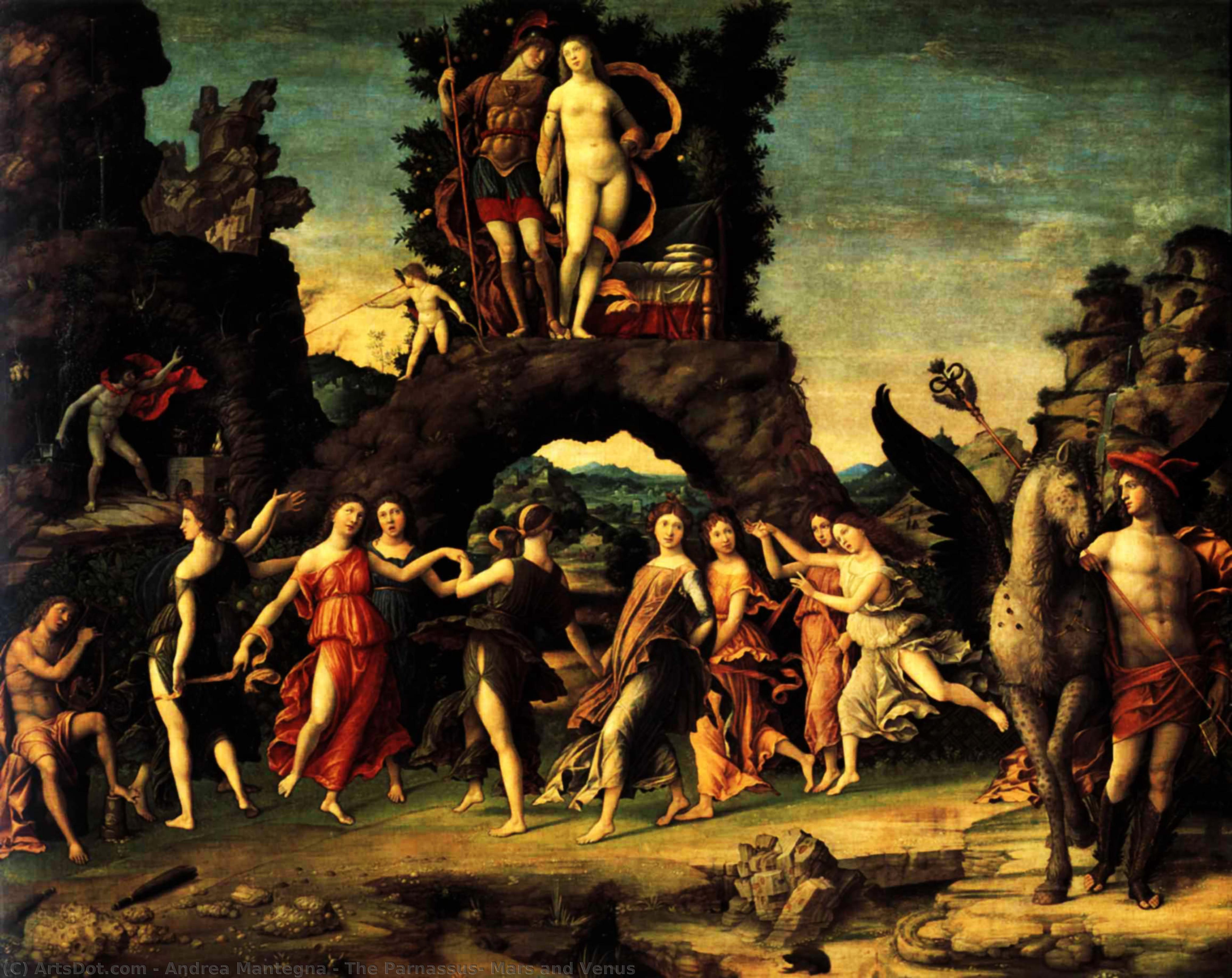 Andrea Mantegna - Parnasussen: Mars og Venus