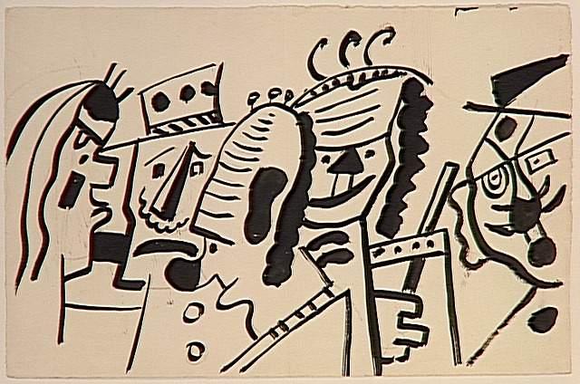 Study For The Circus, The Clowns — Fernand Léger