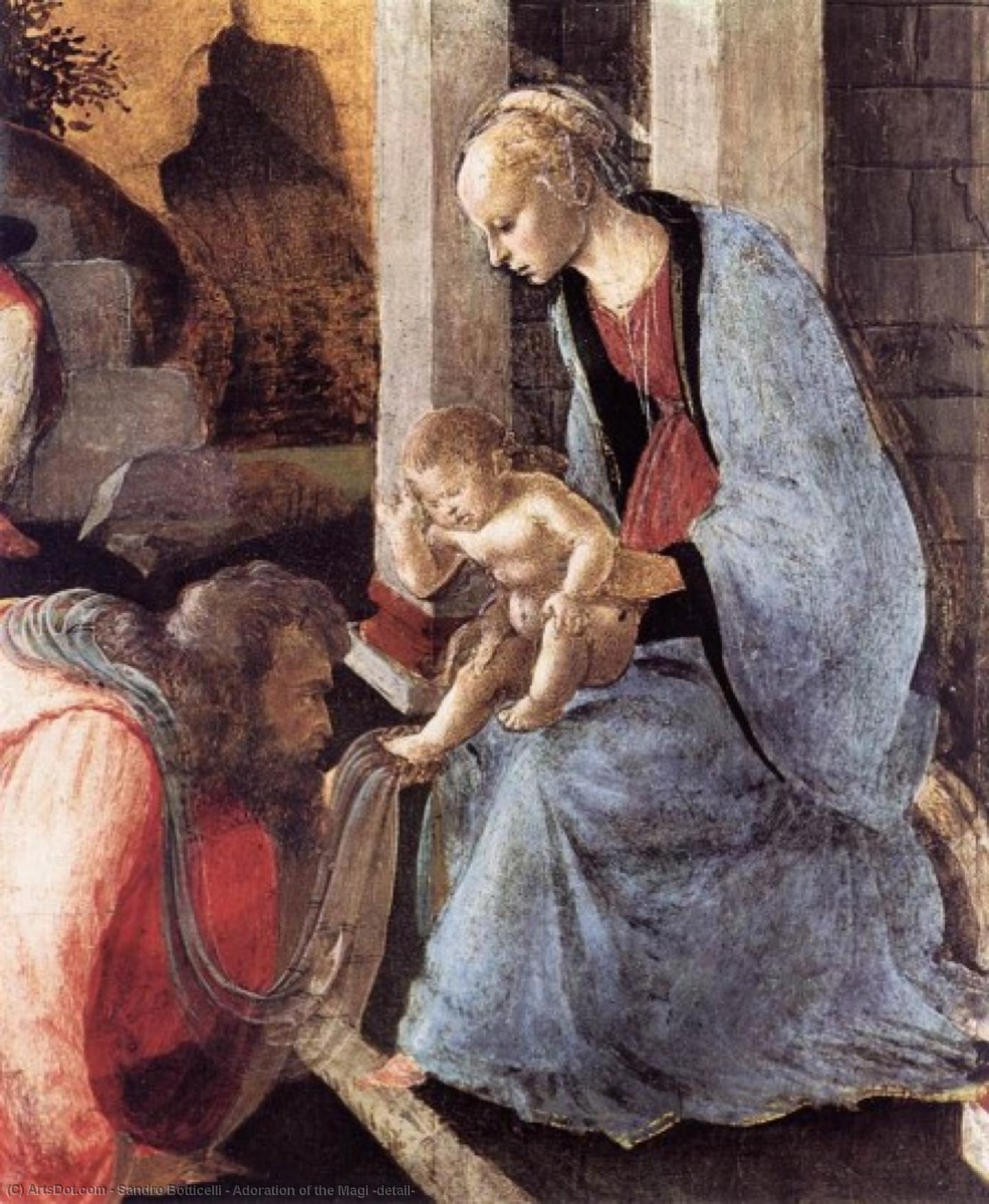 A Kis Kirencsakok Kenézése (részlet) — Botticelli