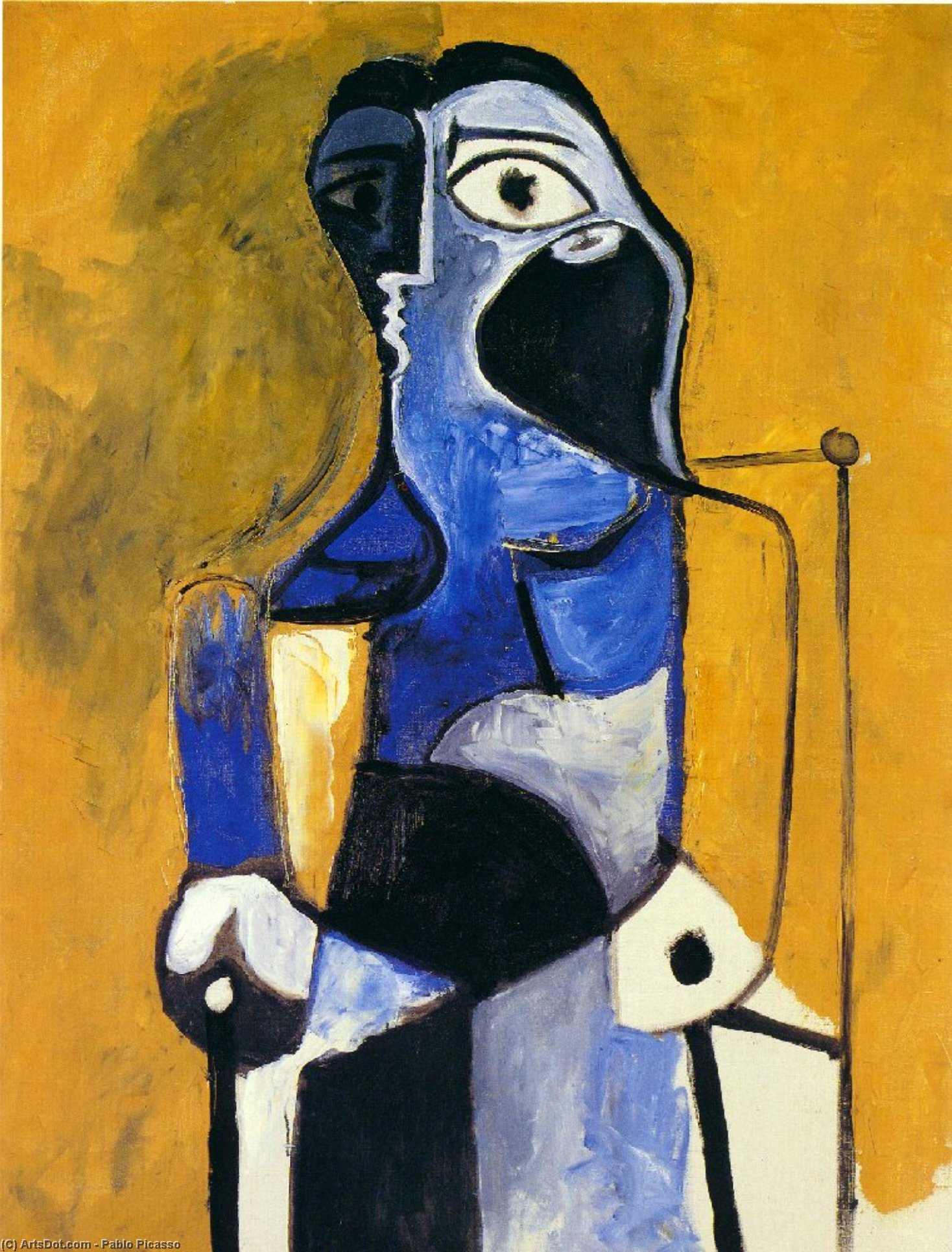 Donna Seduta (9) — Pablo Picasso