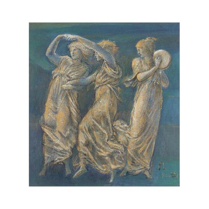 Tre Kvinder, Dansende Og Legende — Edward Burne-jones