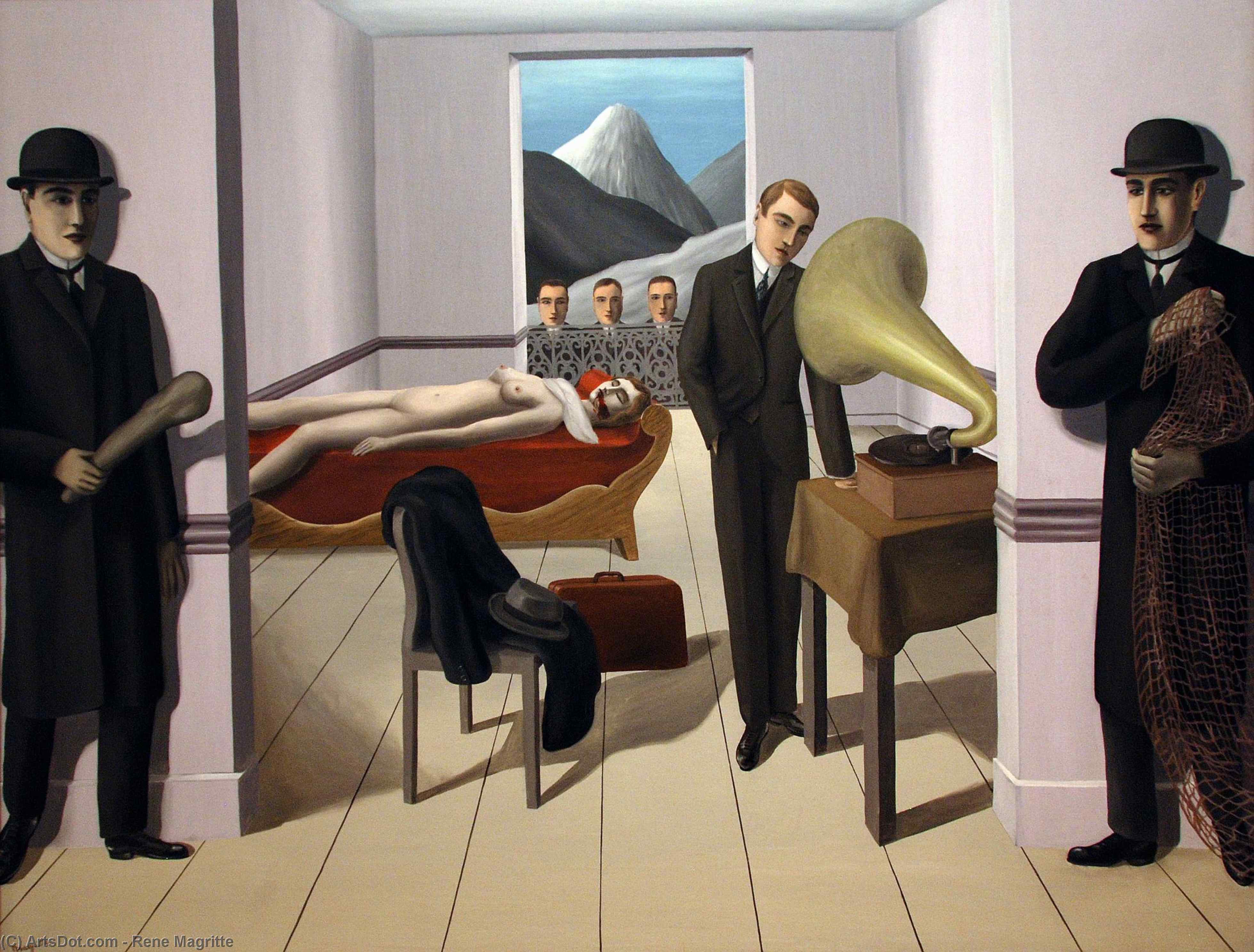 René Magritte - Asasinul Amenințat