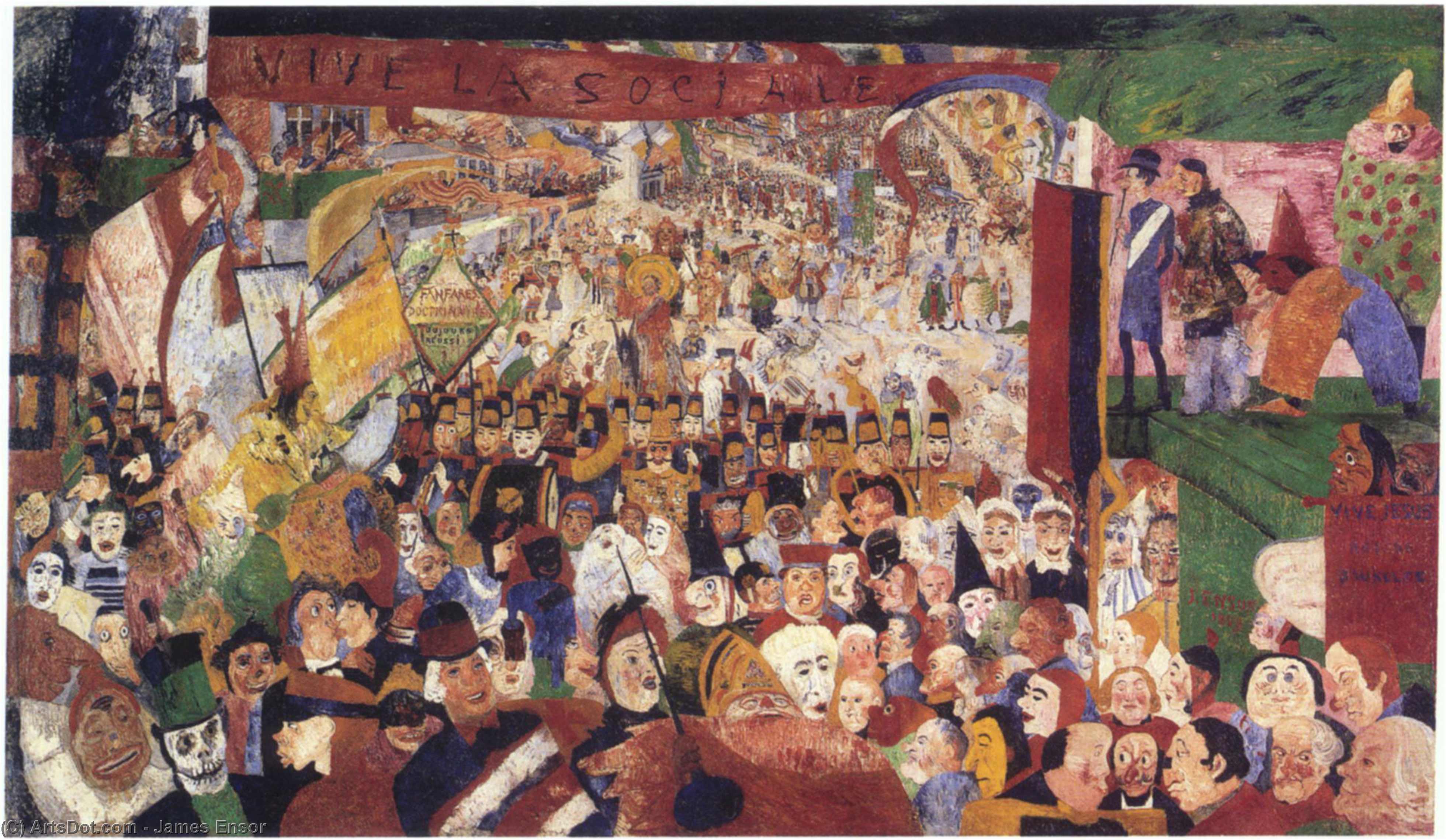 Kristi Indtog I Bruxelles — James Ensor