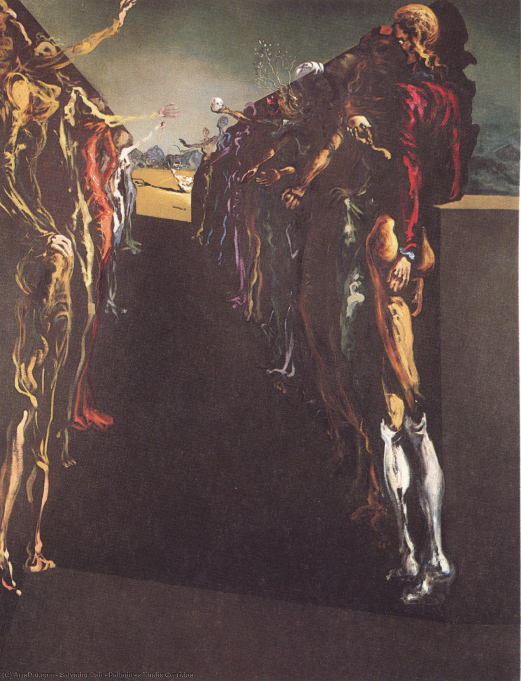 Salvador Dalí - Palladio's Thalia Corridoe