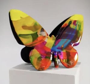 Solar Flare Butterfly Sculpture By Dipe — Didier Peña
