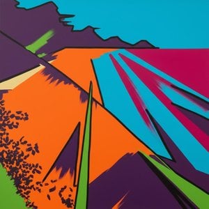 Fragmented Prisms Of Kinetic Light In A Symphony Of Chromatic Tension — Caroline Pelletier