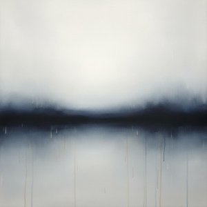 Ethereal Horizon: A Meditative Study Of Midnight Shadows And Silent Fluidity — Laurent Roche