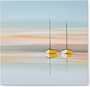 Orizzonte Etereo: Uno Studio Meditativo Singolare Di Vele Silenziose E Alba Nebulosa — Marion Delorme