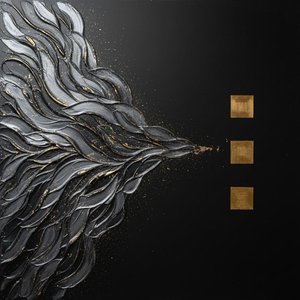 Flusso Di Ossidiana Con Frammenti Dorati: Uno Studio Monumentale In Argento E Oro