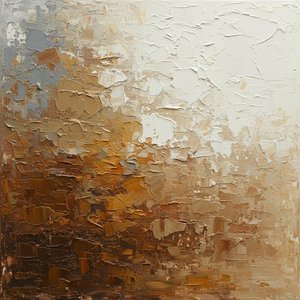 Ethereal Strata Of Umber And Light In A Sculptural Monolithic Composition — David Moreau