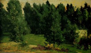 A Wooded Landscape — Sir Edward John Poynter