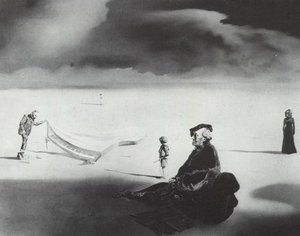 Ein Chemiker Hebt Mit Äußerster Vorsicht Die Cuticula Eines Klaviers Auf — Salvador Dalí