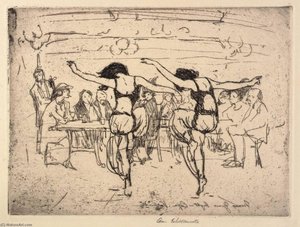 New Year's Night Cafe Versaille — Anne Goldthwaite