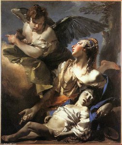 The Angel Succouring Hagar — Giovanni Battista Fontana