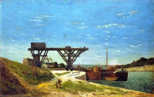 Crane Of The Banks Of The Seine — Eugène Henri Paul Gauguin