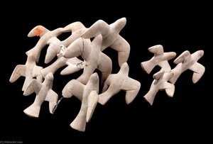 Flying Birds — Antonio De Francisci, Primitive Art