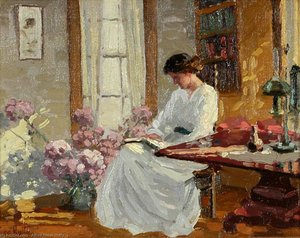 My Wife Posing — Alfred Heber Hutty