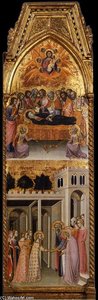 Bartolo di Fredi - The Coronation of the Virgin (detail)