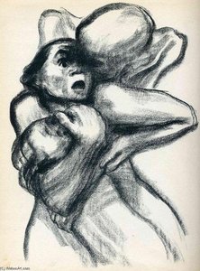 Death Seizing A Woman — Käthe Kollwitz