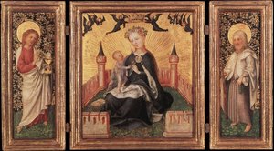 Triptych with the Virgin and Child in an Enclosed garden