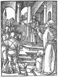 Piccolo Passaggio: Cristo Davanti A Pilato — Albrecht Dürer