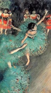The Green Dancer — Edgar Degas