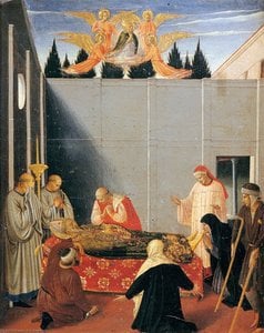 La Storia Di San Nicola: La Morte Del Santo — Fra Angelico