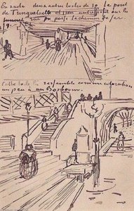 Der Bogen Und Die Trinquetaille Brücke — Vincent Willem Van Gogh