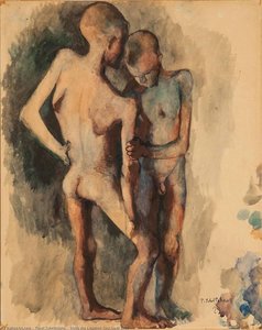 Study For Children Two Nude Boys — Pavel Tchelitchev