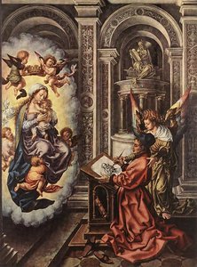 Jan Gossaert Mabuse - St Luke Painting the Madonna