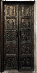 Door With The Representation Of Apostles — Donatello