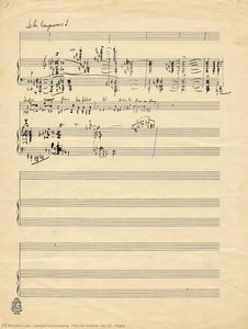Arnold Schoenberg - Pierrot lunaire, op. 21 - Night