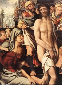 Christ Mocked (detail) — Jan Sanders Van Hemessen