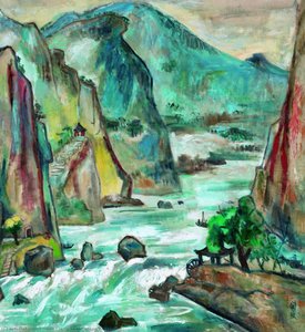 Landscape Of Shimen — Guan Liang