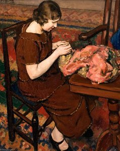 The Sewing Girl — Mabel Frances Layng