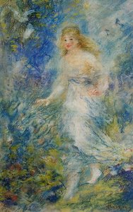 Spring (the Four Seasons) — Pierre-auguste Renoir, Impressionist Landscape