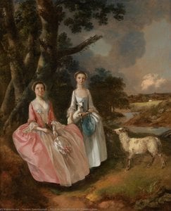 Thomas Gainsborough - Mrs Mary Cobbold with Her Daughter Anne