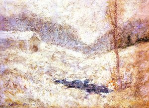 Winter Scene — John Henry Twachtman, Impressionism